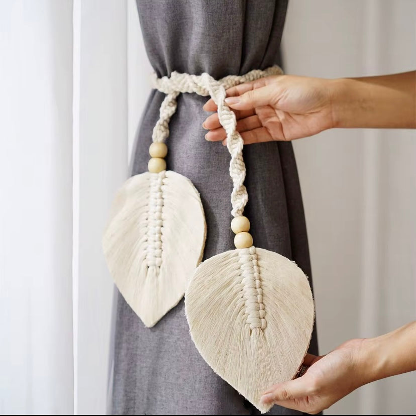 Macrame Curtain Tieback