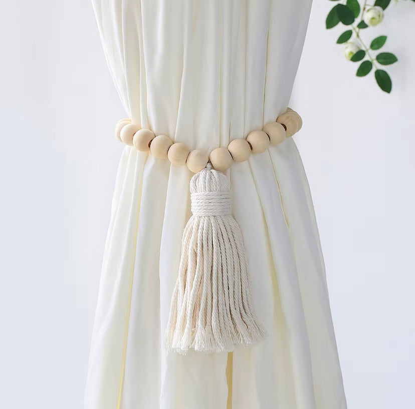 Macrame Curtain Tieback
