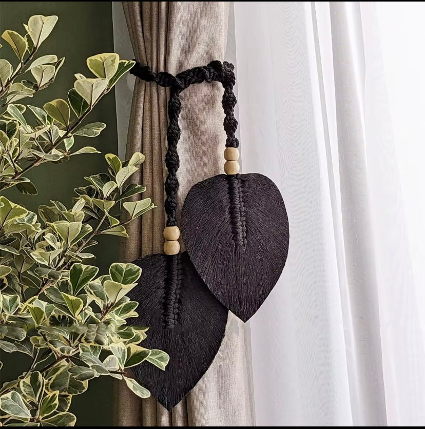 Macrame Curtain Tieback
