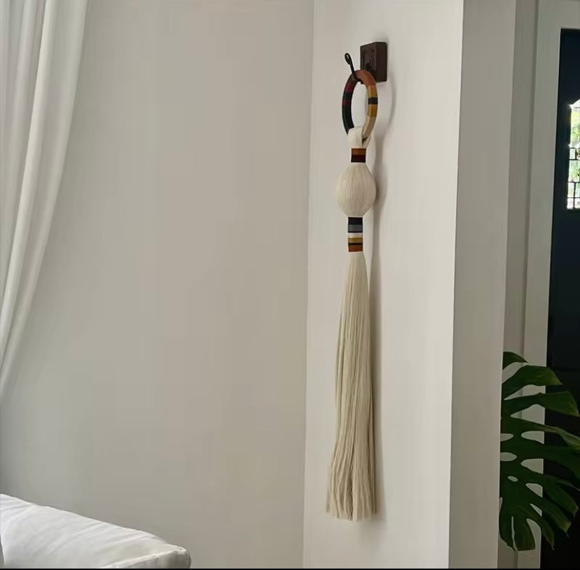 Macrame wall hanging for indoors and outdoors